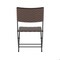 Flash Furniture Rouen 3-Pc Foldable French Bistro Set, PE Rattan Back, Seat and Table Top, Brown w/Blk Steel Frames FV-FWA085-BRN-BLK-GG - alternate 6